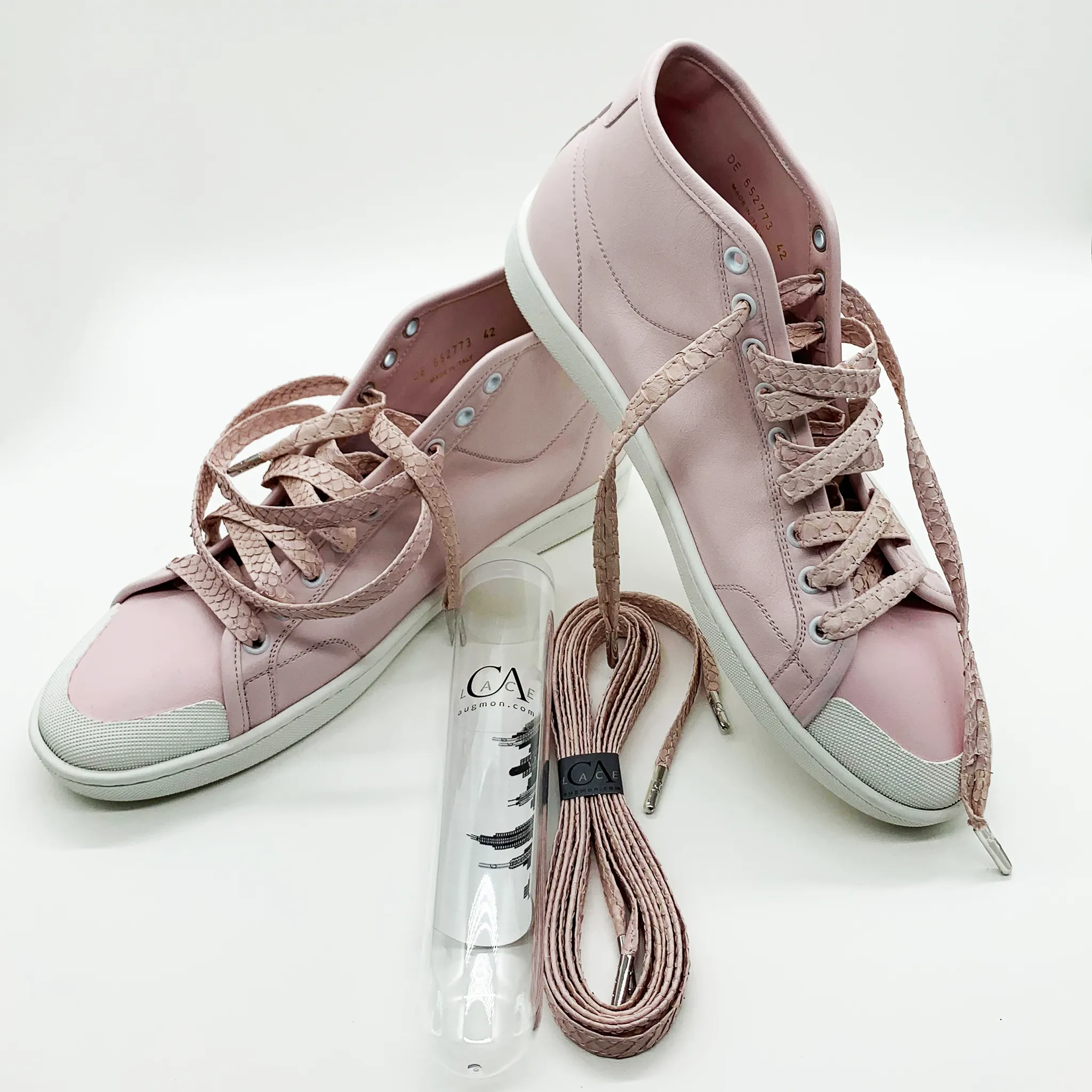 CA Lace “ Genesis Pink Python” Custom Shoe Laces