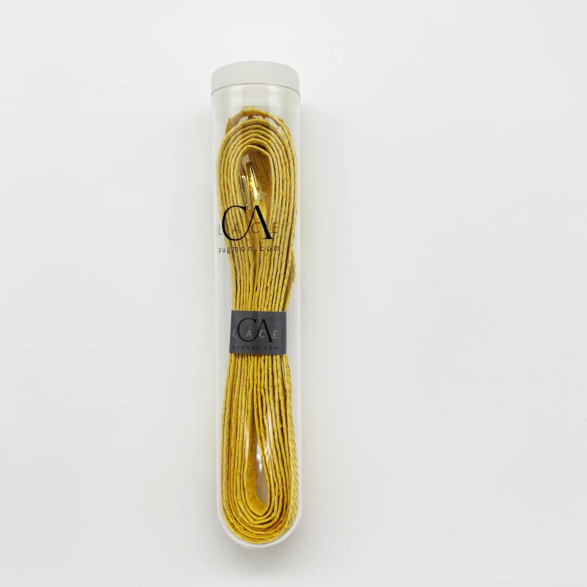 CA Lace “Genesis Yellow”  Custom Authentic Python Shoe Laces