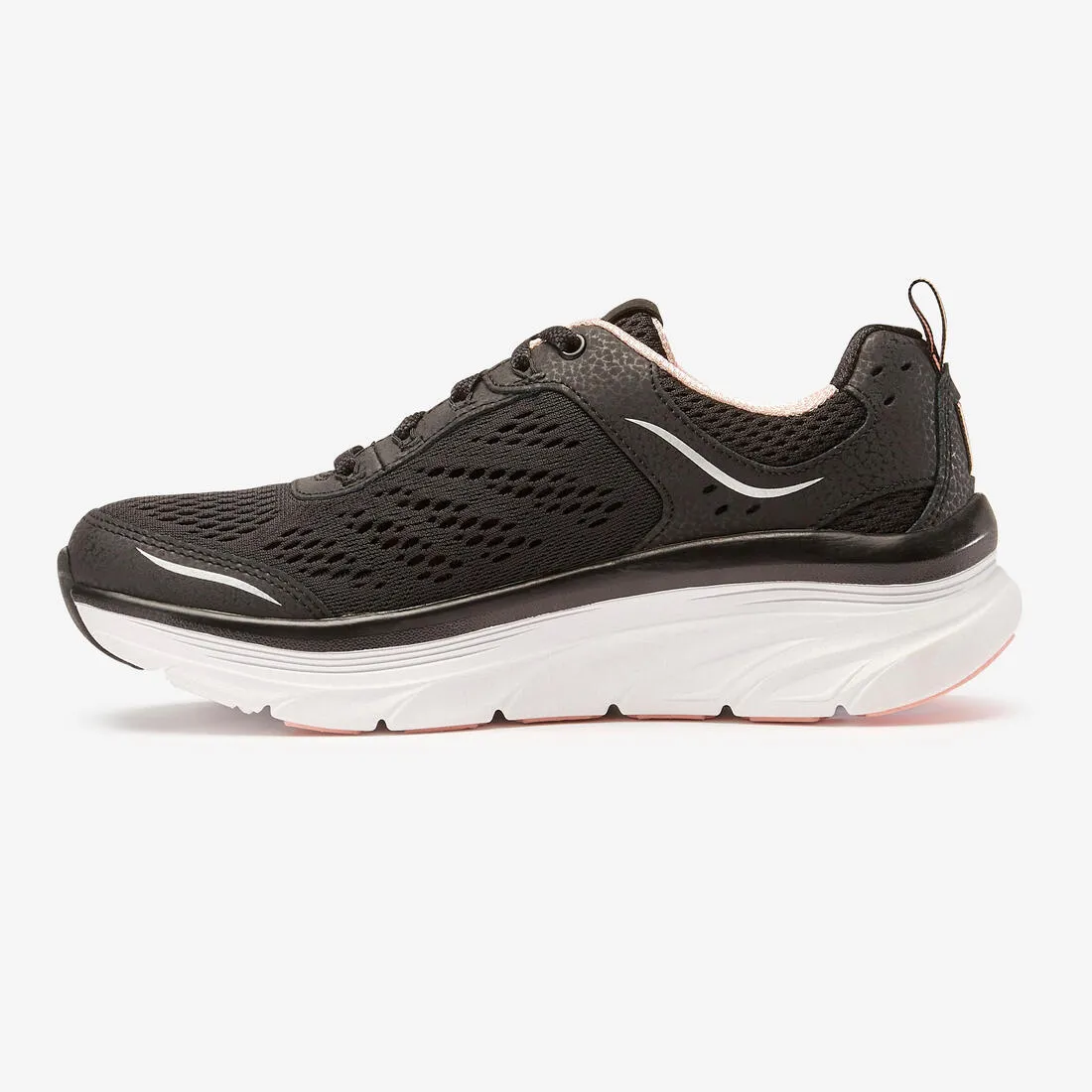 Chaussures marche sportive femme Skechers D'LUX Walker Noir