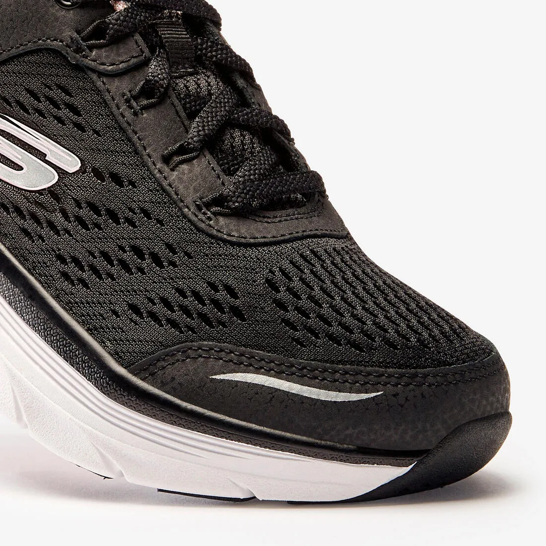 Chaussures marche sportive femme Skechers D'LUX Walker Noir