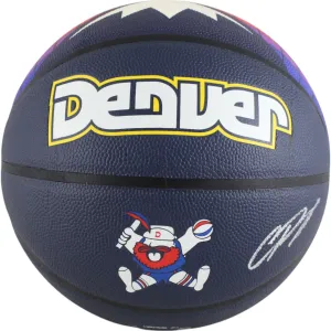 Christian Braun Autographed Denver Nuggets City Edition Baskebtall Beckett 49145
