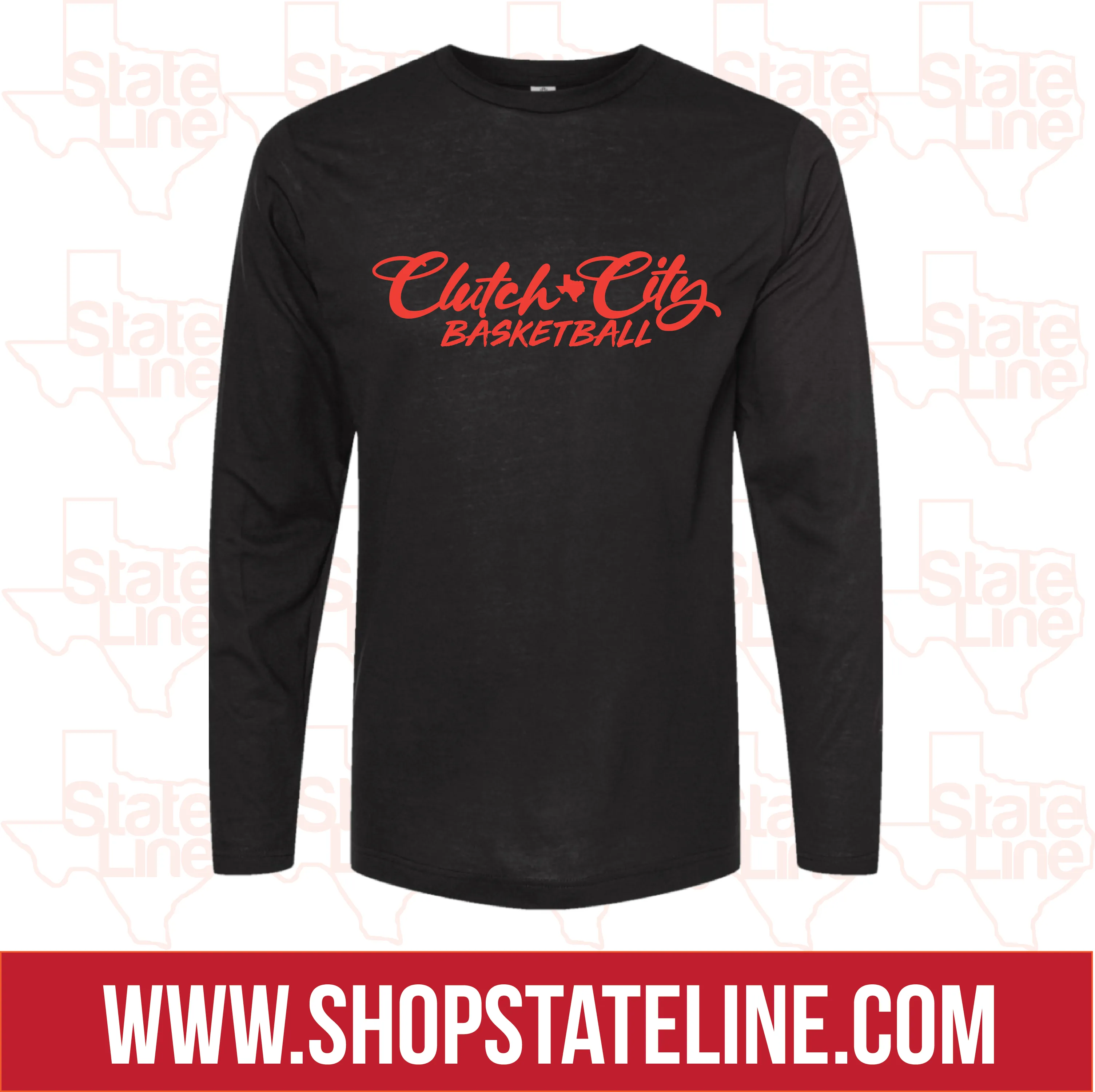 Clutch City Basketball- Unisex Long sleeve