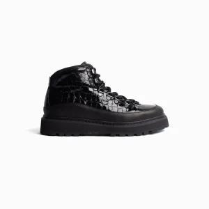 Core Cap Croco - Black - Woman
