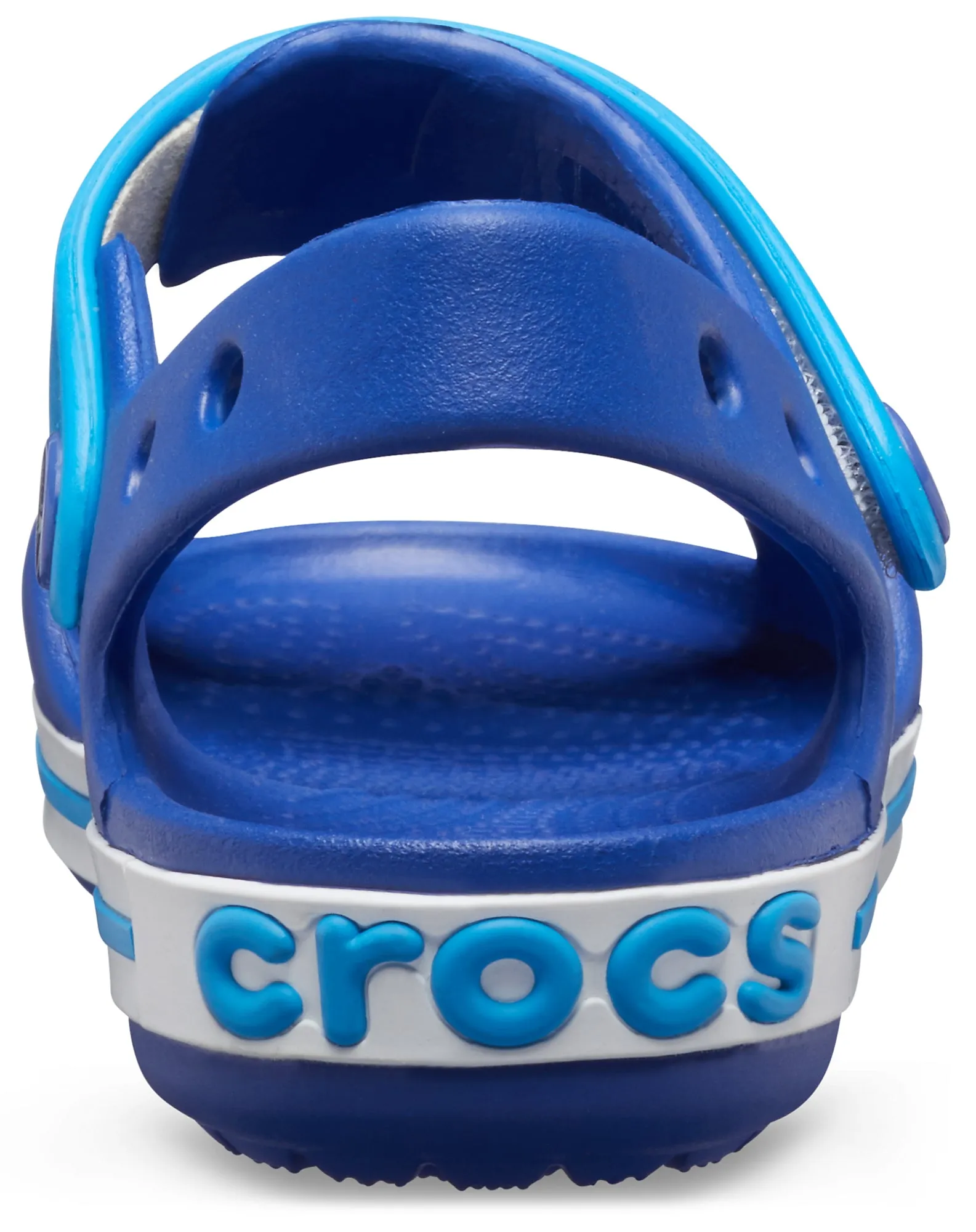 Crocs Kids Crocband Adjustable Strap Sandals In Cerulean Blue/Ocean