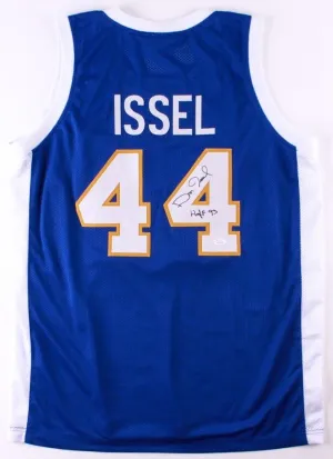 Dan Issel Signed Autographed Denver Nuggets Basketball Jersey (JSA COA)