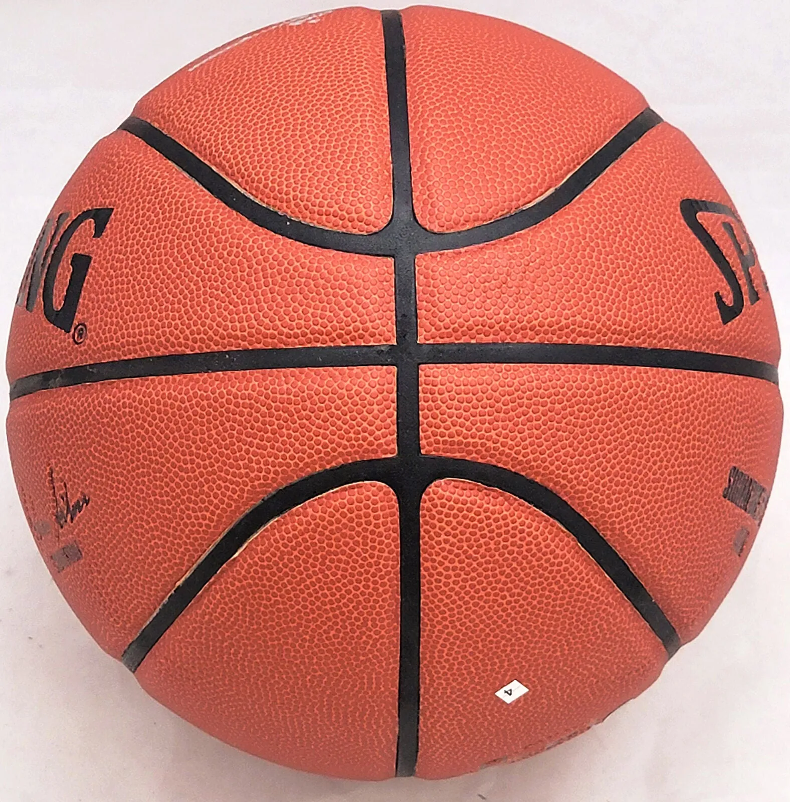 David Robinson Autographed Spalding Signature Series Basketball Spurs Beckett