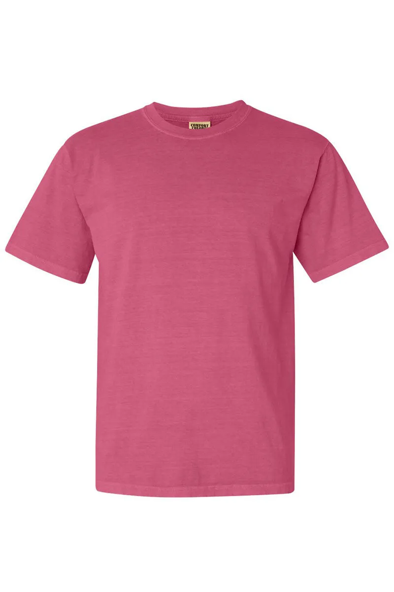 Distressed Courtside Comfort Colors Adult Ring-Spun Cotton Tee