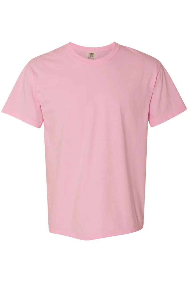 Distressed Courtside Comfort Colors Adult Ring-Spun Cotton Tee
