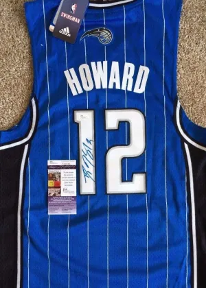 Dwight Howard Signed Autographed Orlando Magic Basketball Jersey (JSA COA)