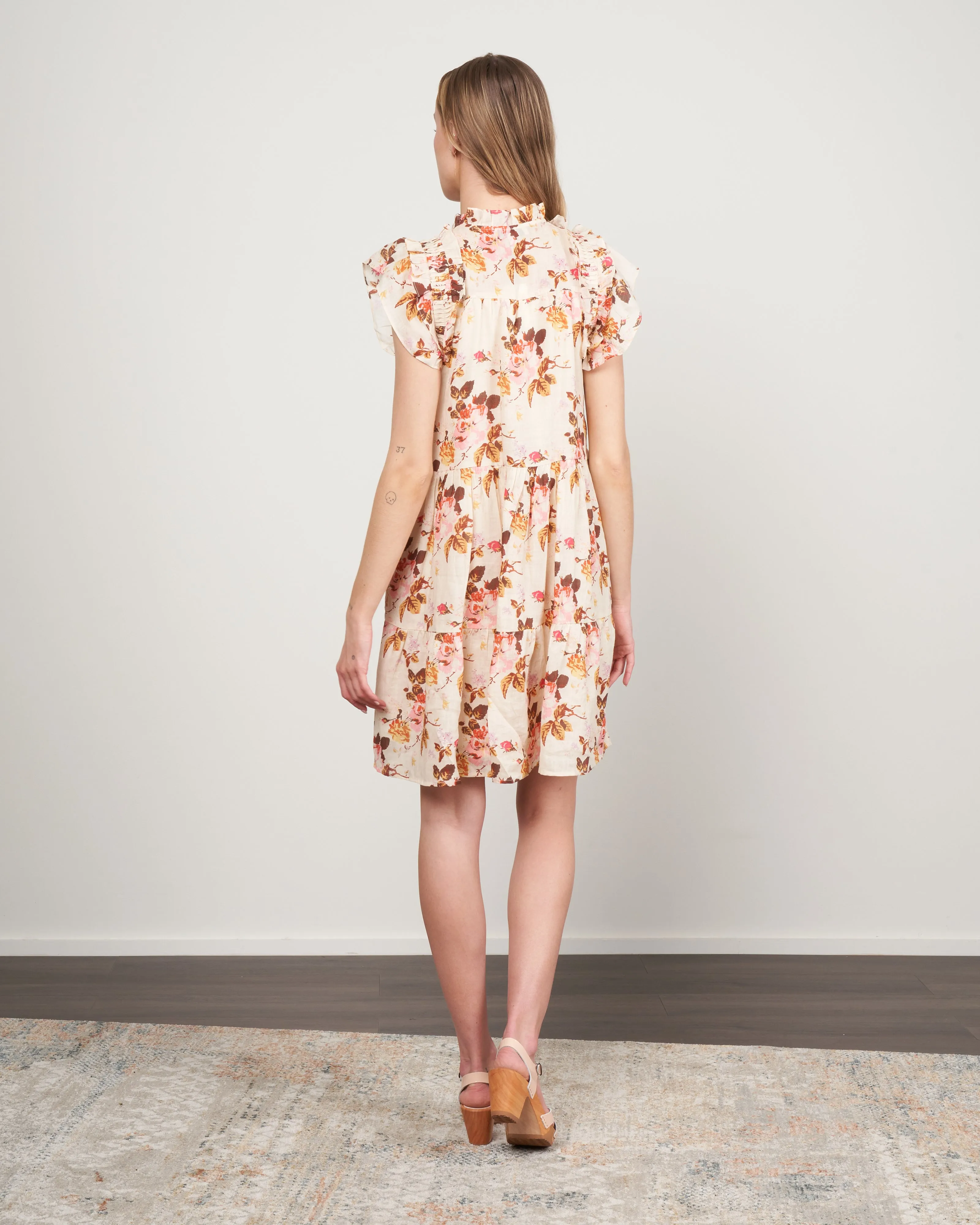 esme sleeve dress - cream