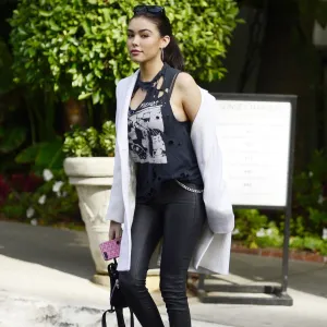 FASHION FIENDS DESTROYED MUSCLE TEE