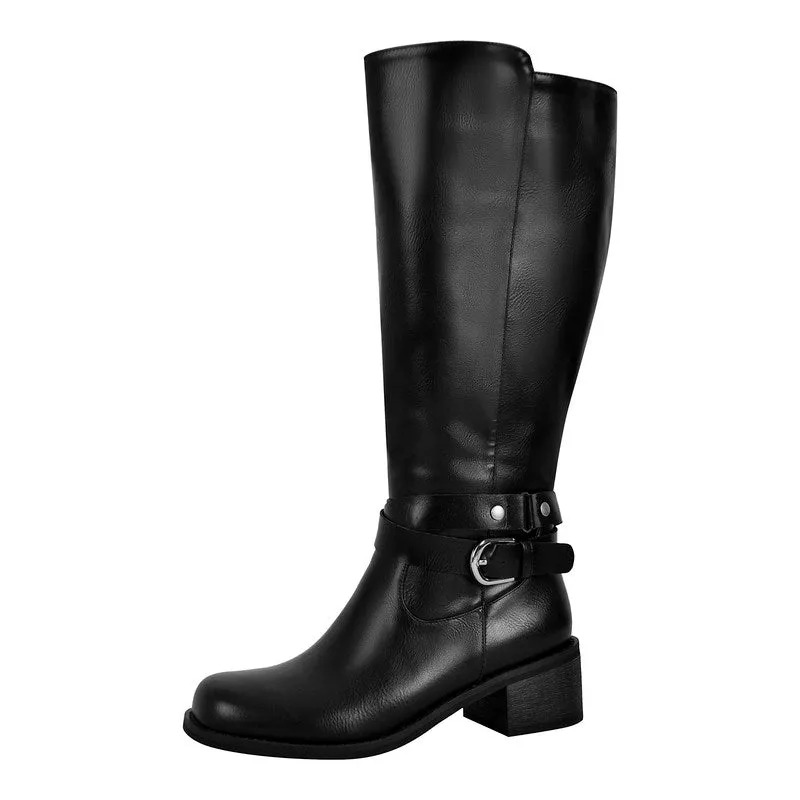 Fashion Knight Knee High Riding Boots