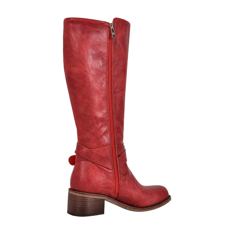 Fashion Knight Knee High Riding Boots