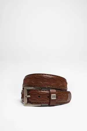 FG0817 Braun Ledergürtel