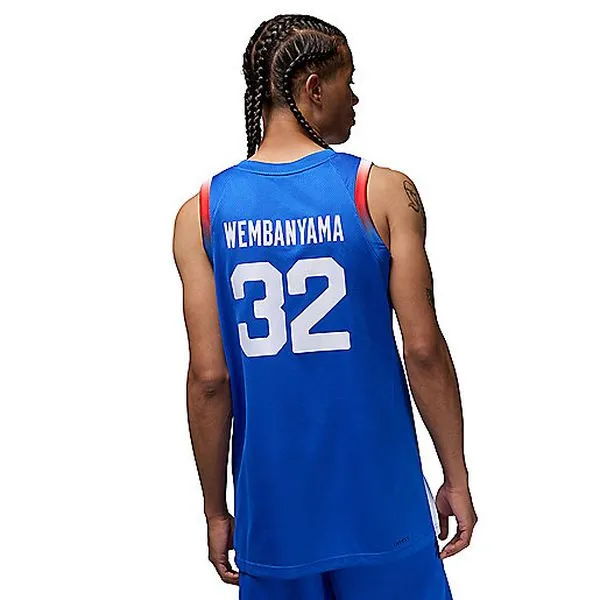 FRA M NK LMTD JSY RD NN OLY24 Maillot de basketball homme NIKE