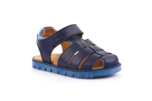 Froddo  Leather Closed Toe Sandal In Dark Blue