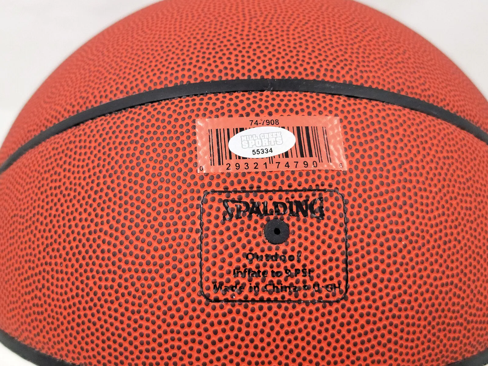 Gary Payton & Shawn Kemp Autographed Basketball Supersonics (Smudged) Beckett