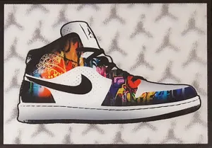 Graffiti Sneaker - Air Jordan - 24"x36"