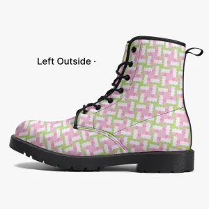 Green And Pink Rectangle