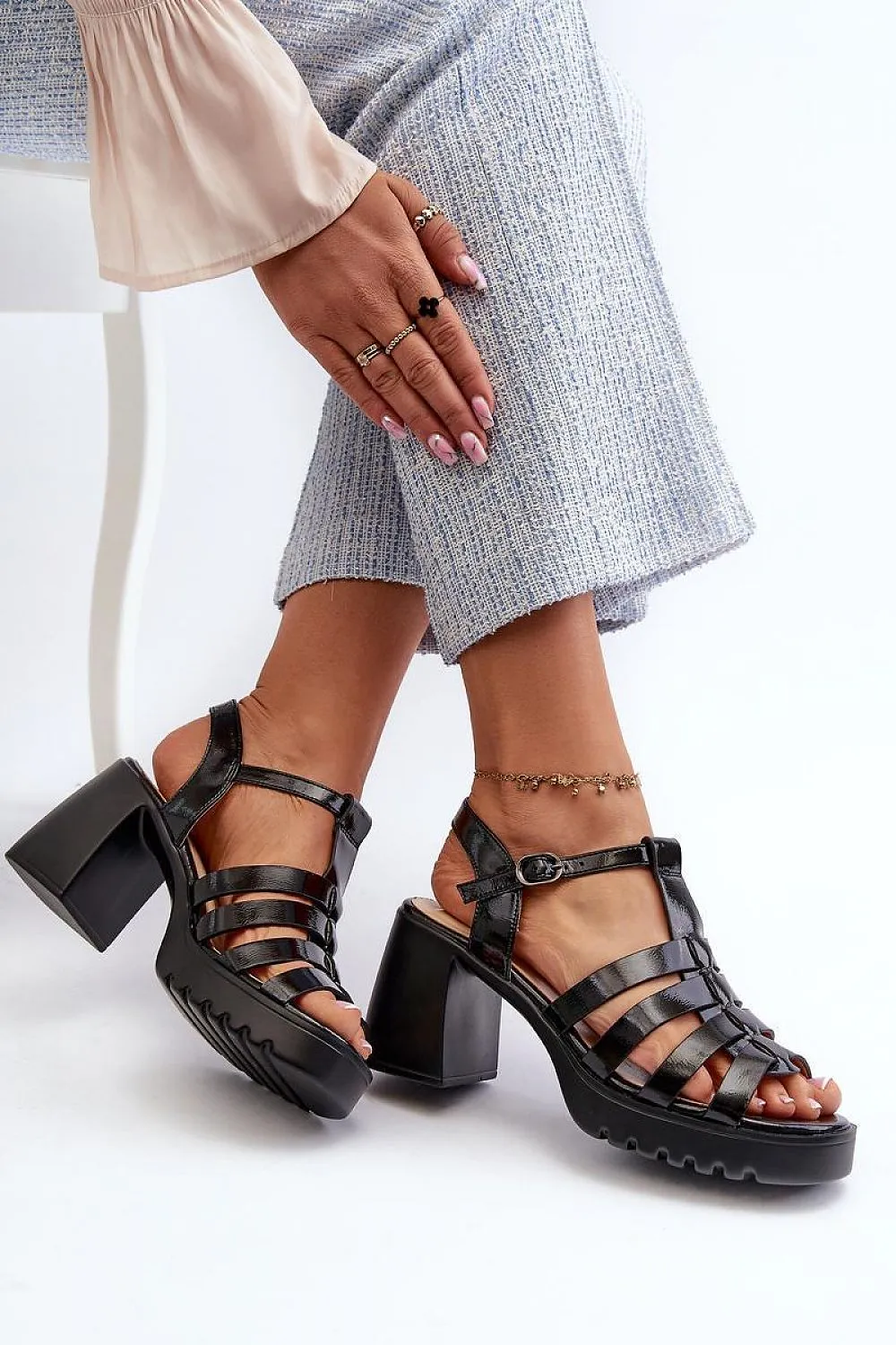 Heel sandals