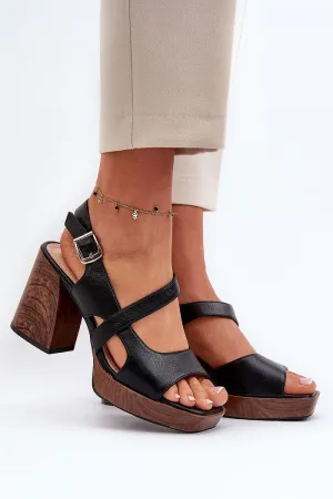 Heel sandals