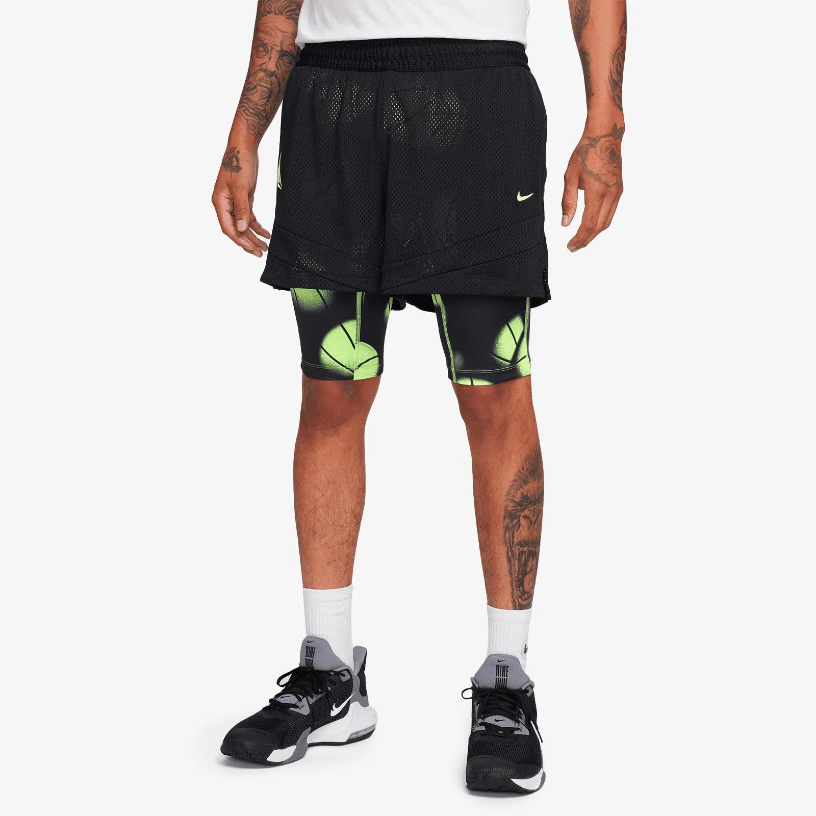 Ja Icon Mesh 4" Shorts - Black