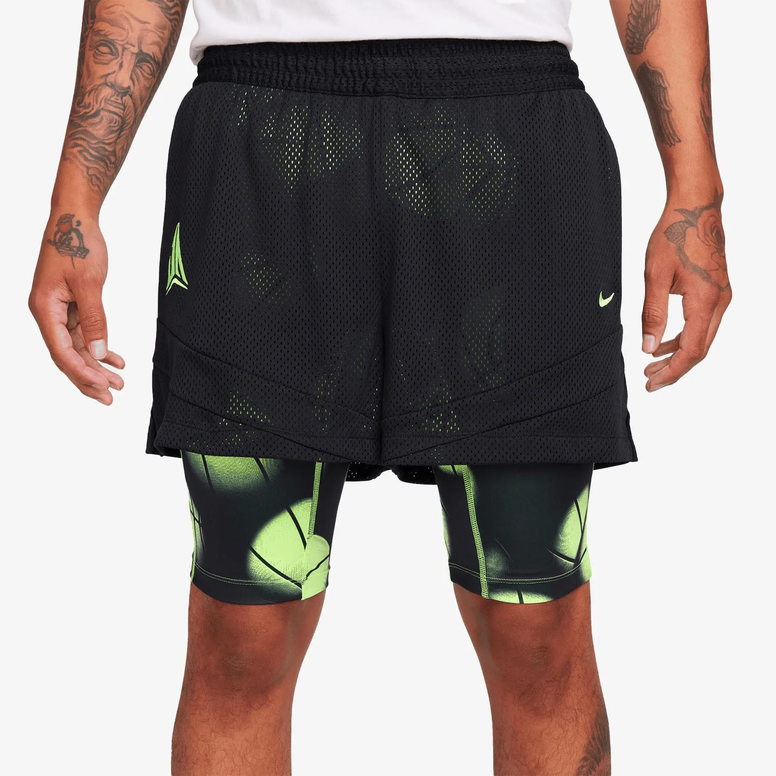 Ja Icon Mesh 4" Shorts - Black