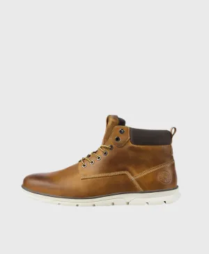 Jack Jones Tubar Leather Boot Honey Brown