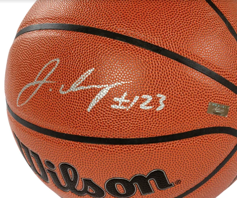 JADEN IVEY Autographed Detroit Pistons Wilson Basketball PANINI