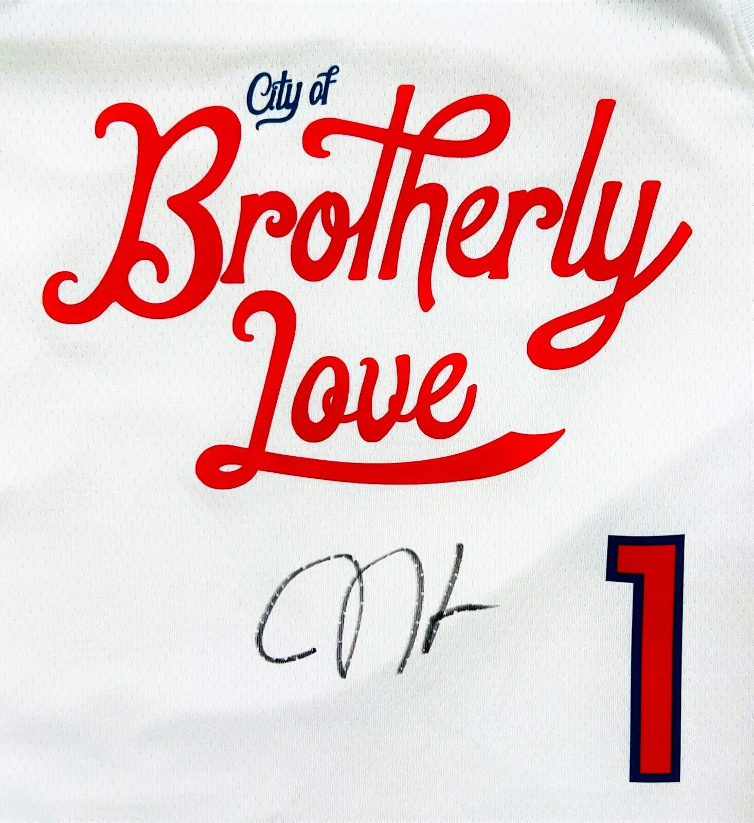 James Harden 76ers Signed Authentic Nike White City Edition Swingman Jersey BAS