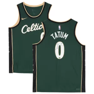 Jayson Tatum Autographed Celtics 2022-23 City Edition Swingman Jersey Fanatics