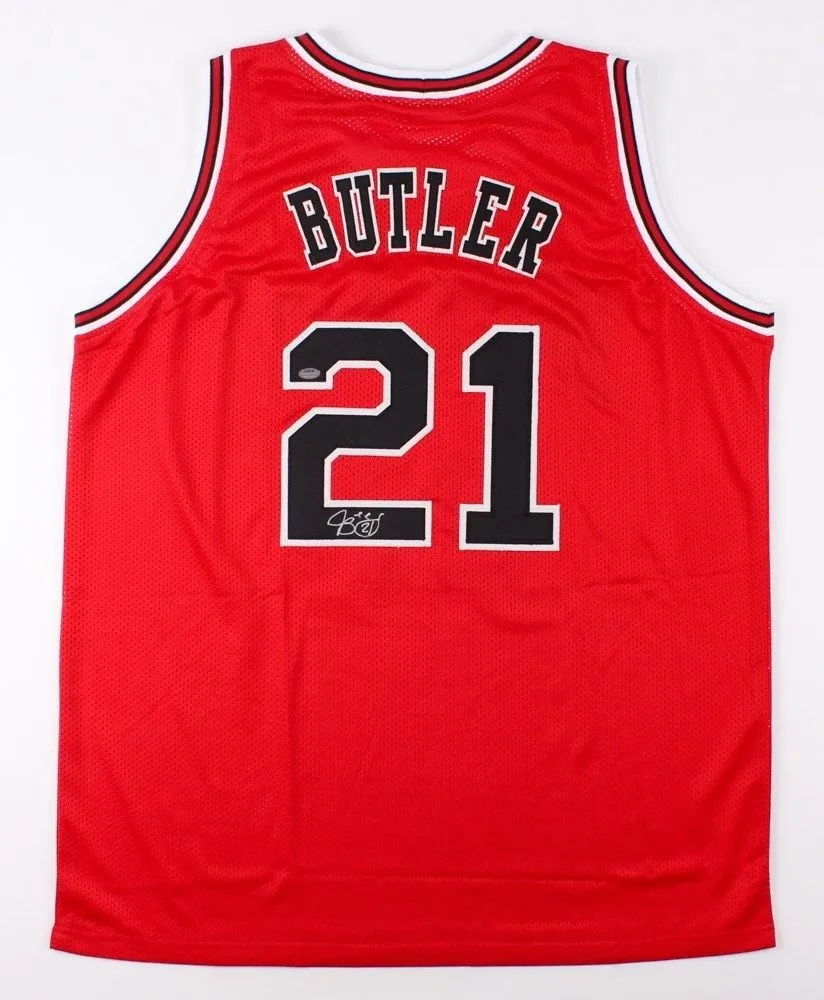 Jimmy Butler Signed Autographed Chicago Bulls Basketball Jersey (Schwartz COA)