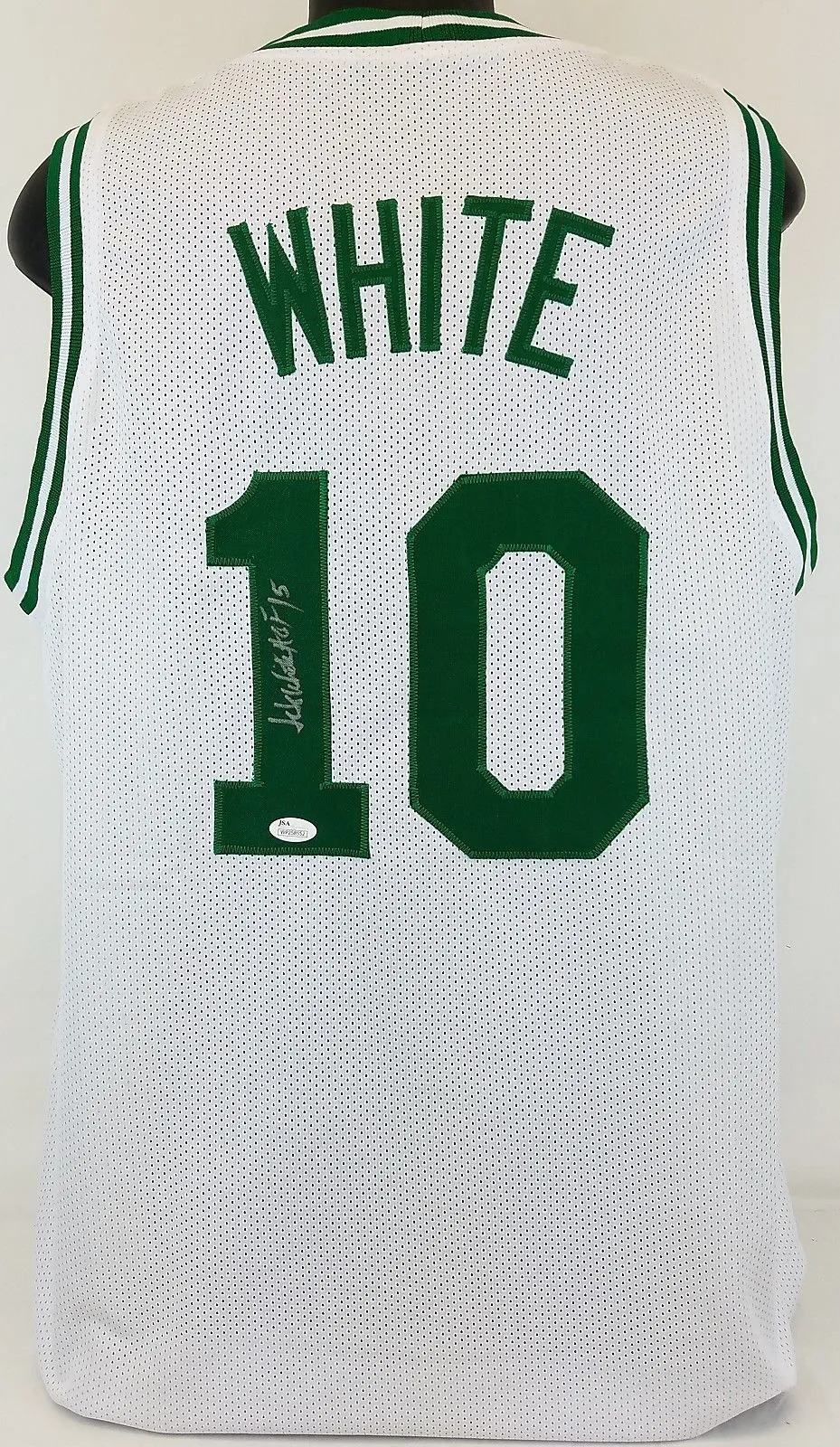Jo Jo White Signed Autographed Boston Celtics Basketball Jersey (JSA COA)