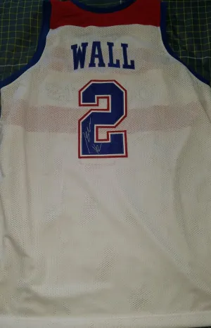 John Wall Signed Autographed Washington Wizards Basketball Jersey (JSA COA)