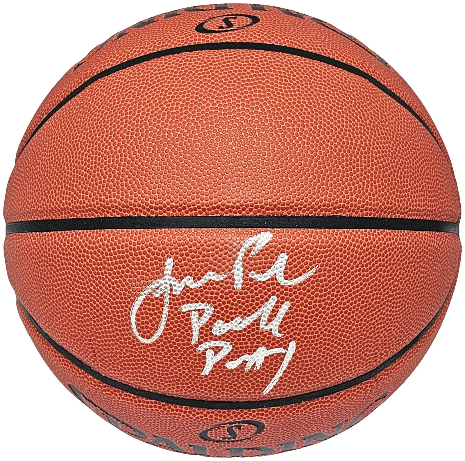 JORDAN POOLE AUTOGRAPHED SPALDING BASKETBALL WARRIORS POOLE PARTY BECKETT