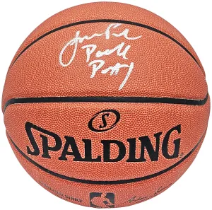 JORDAN POOLE AUTOGRAPHED SPALDING BASKETBALL WARRIORS POOLE PARTY BECKETT