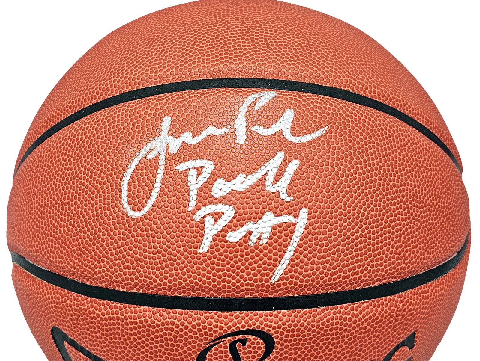 JORDAN POOLE AUTOGRAPHED SPALDING BASKETBALL WARRIORS POOLE PARTY BECKETT