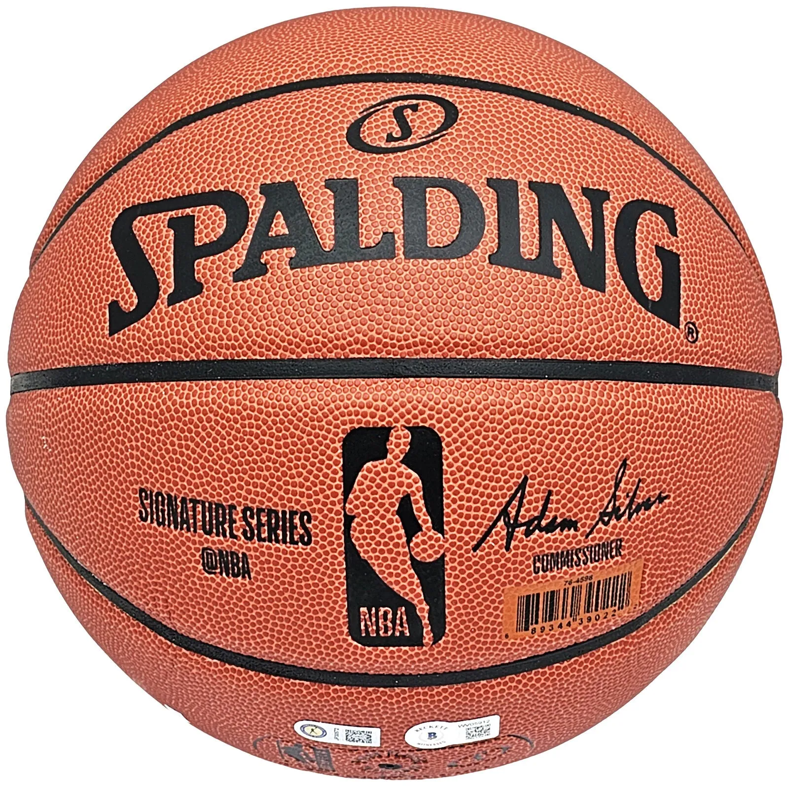 JORDAN POOLE AUTOGRAPHED SPALDING BASKETBALL WARRIORS POOLE PARTY BECKETT
