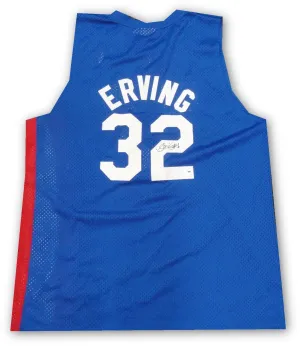 Julius "Dr. J" Erving Signed Autographed New Jersey Nets Basketball Jersey (JSA COA)