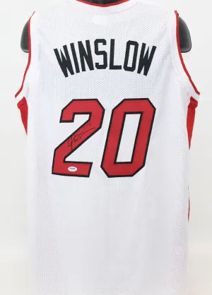 Justise Winslow Signed Autographed Miami Heat Basketball Jersey (PSA/DNA COA)