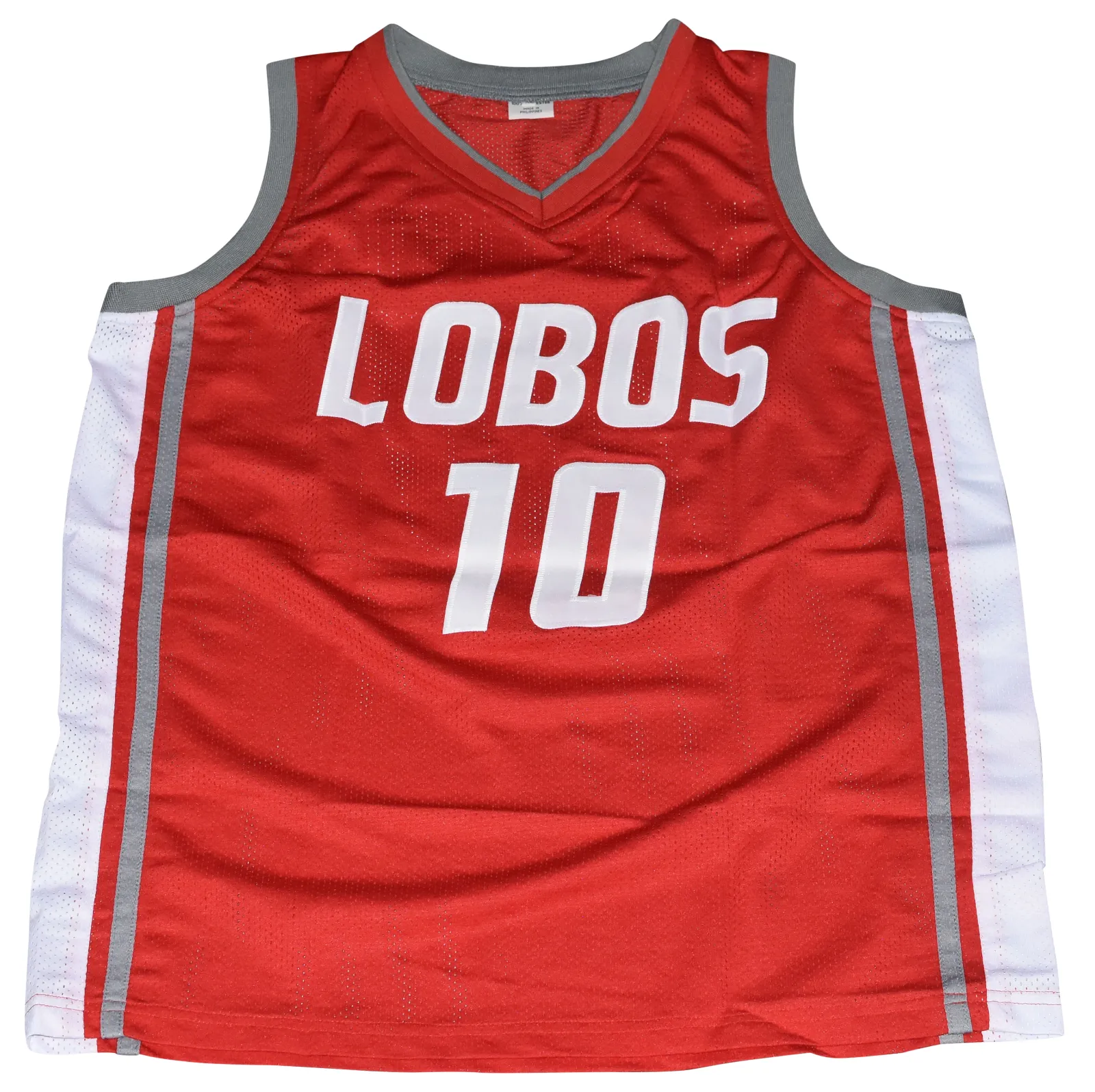KENDALL WILLIAMS SIGNED NEW MEXICO LOBOS #10 RED BASKETBALL JERSEY COA