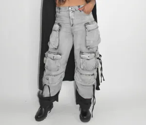 Kenzie Dipped Cargo Jeans