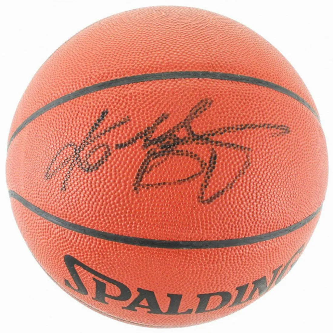 Kobe Bryant Signed Basketball and Presentation Case
