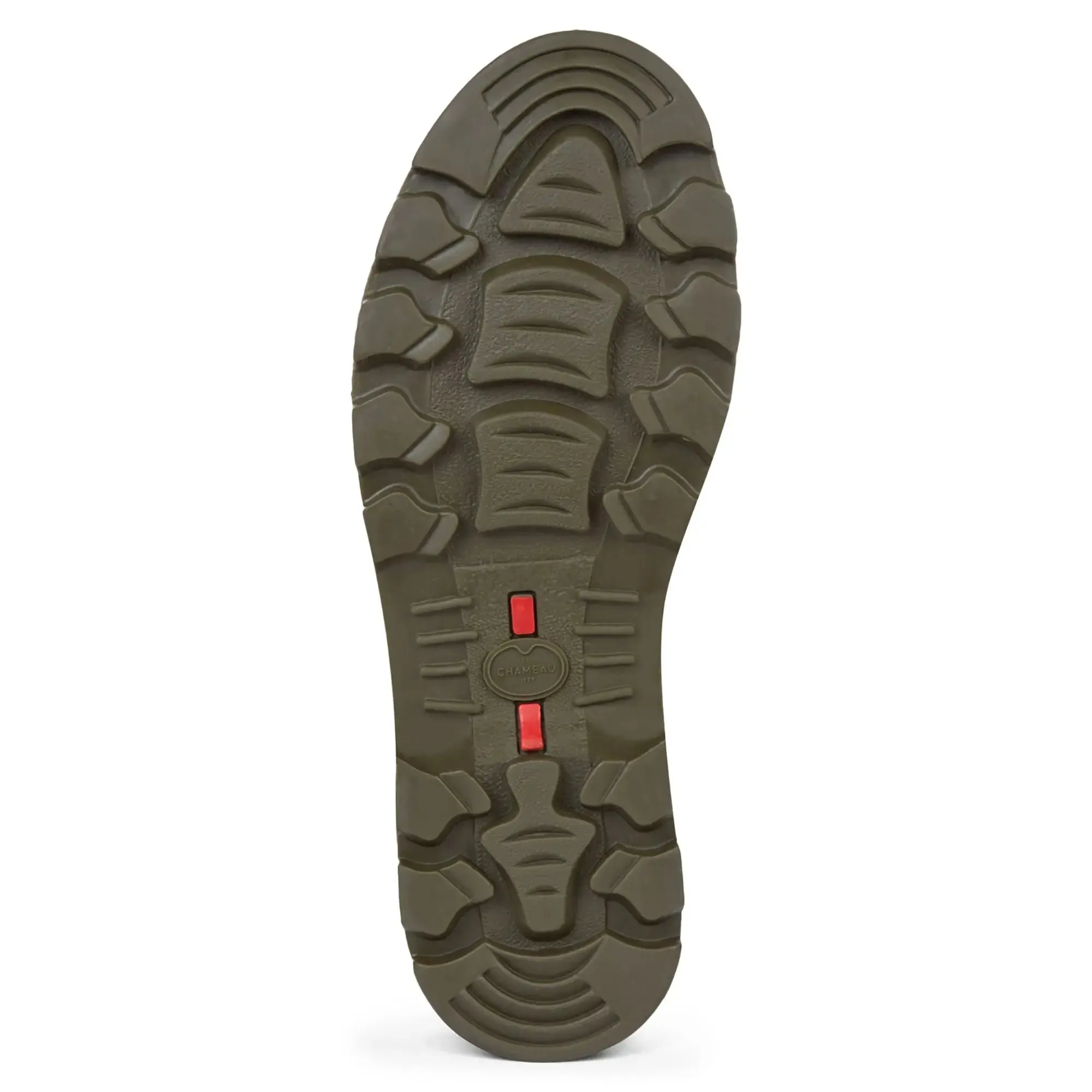 LE CHAMEAU Chasseur Boots - Mens Neoprene Lined Full Zip - Iconic Green