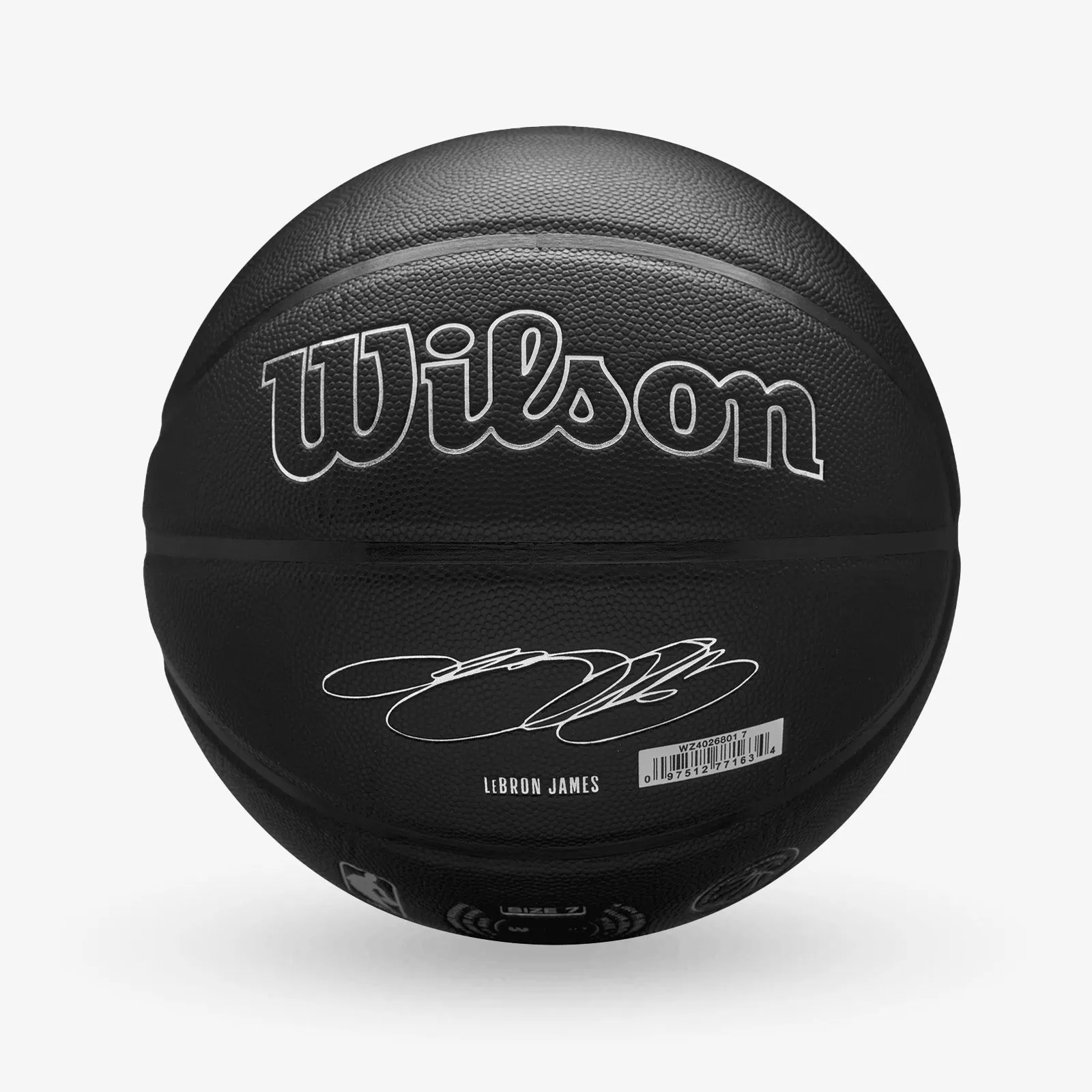 LeBron James NBA Player Evergreen Basketball - Black - Size 7