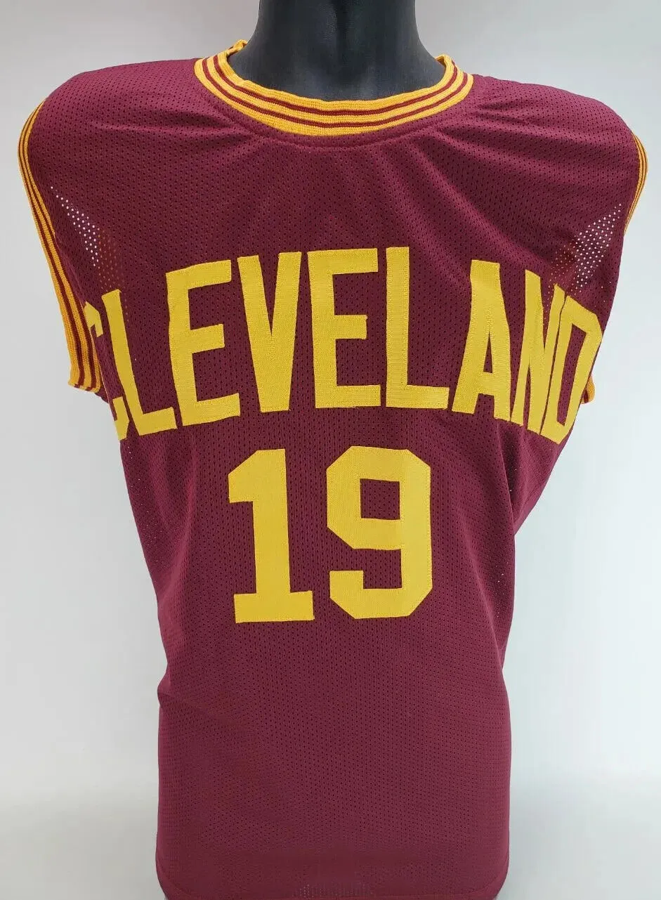 Lenny Wilkens Signed Cleveland Cavaliers Jersey "HOF 89, 98, 10" (Beckett)