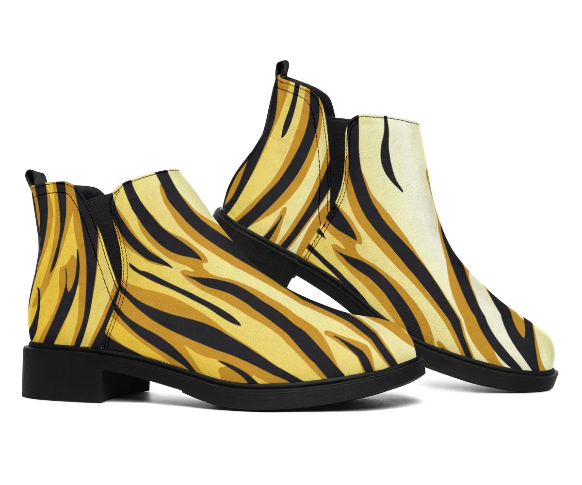 Lion Pop Art - Suede Boots