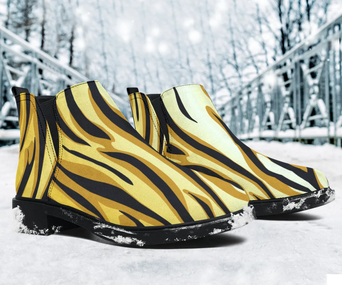 Lion Pop Art - Suede Boots
