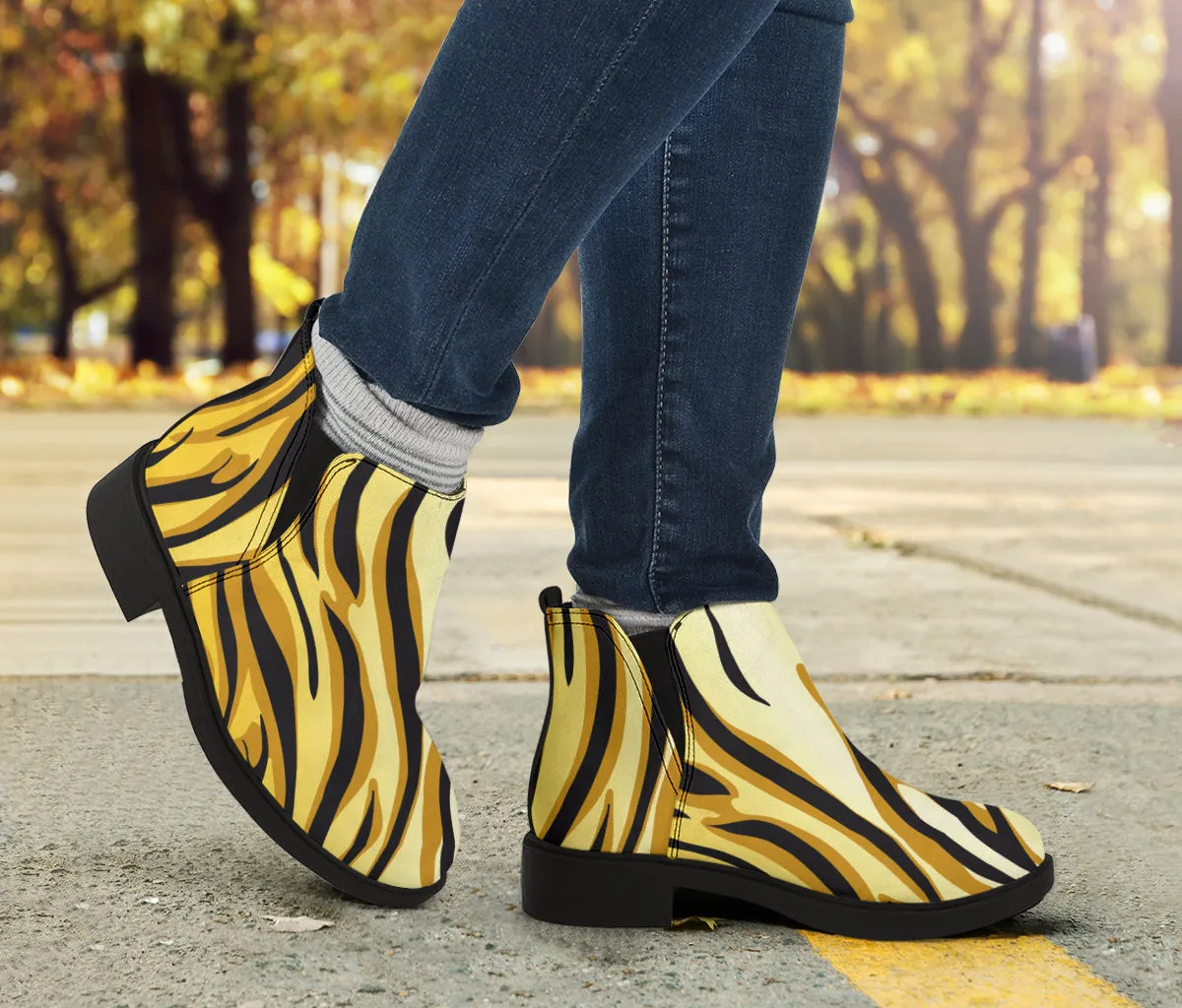 Lion Pop Art - Suede Boots