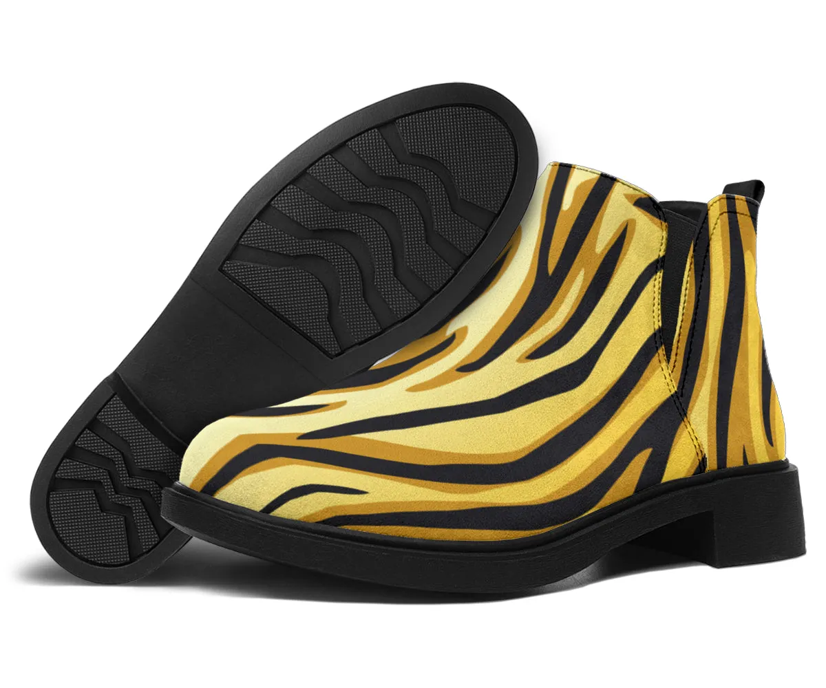 Lion Pop Art - Suede Boots